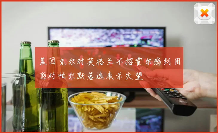 莱因克尔对英格兰不招霍尔感到困惑对帕尔默落选表示失望